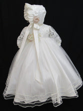Load image into Gallery viewer, Chantal - Ivory Baptism Gown
